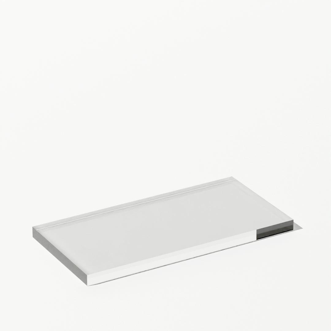 Clear Square/Rectangle Acrylic Flats (Various Sizes) - Product Photography - propshop.ca
