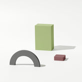 Wooden Cube/Arc Scene Builder Bundle - Matcha (3 Pieces) - Product Photography - propshop.ca