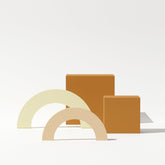 Wooden Cube/Arc Scene Builder Bundle - Sunkissed (4 Pieces) - Product Photography - propshop.ca